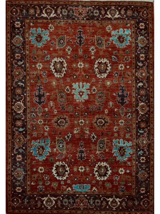 Afghan Sultan Abad hand knotted rug 4x6