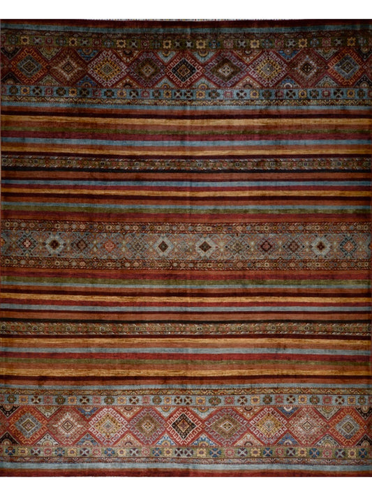 Afghan Sultan Abad hand knotted rug 8x10