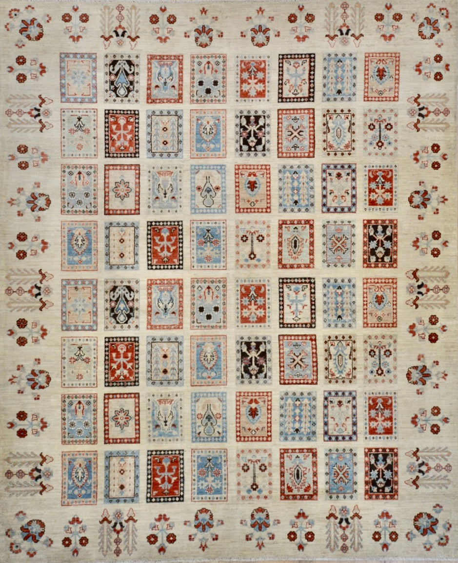 Afghan Sultan Abad hand knotted rug 8x10