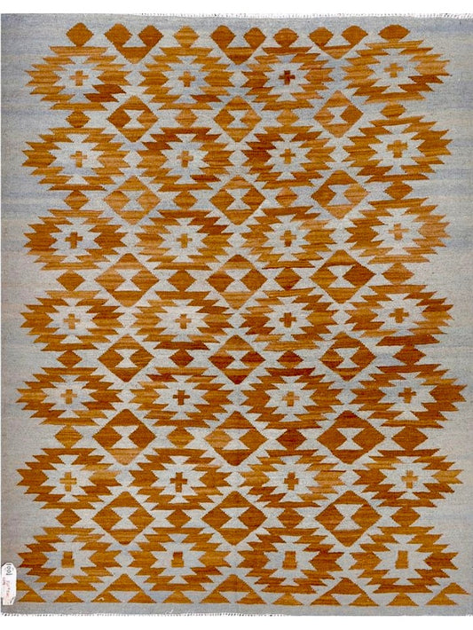 Afghan Modern Vegetable Dye hand knotted rug 5x8