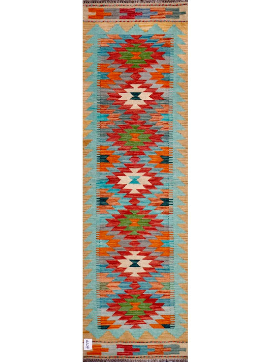 Afghan Modern Vegetable Dye hand knotted rug