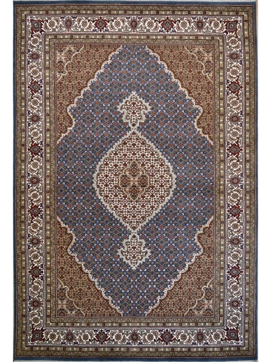 Indian Mahi hand knotted rug 6x9