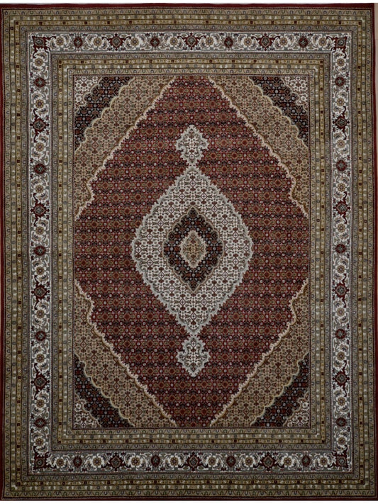 Indian Mahi hand knotted rug 8x10