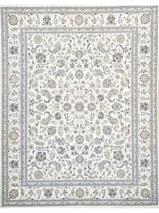 Indian Naeen hand knotted rug 8x10