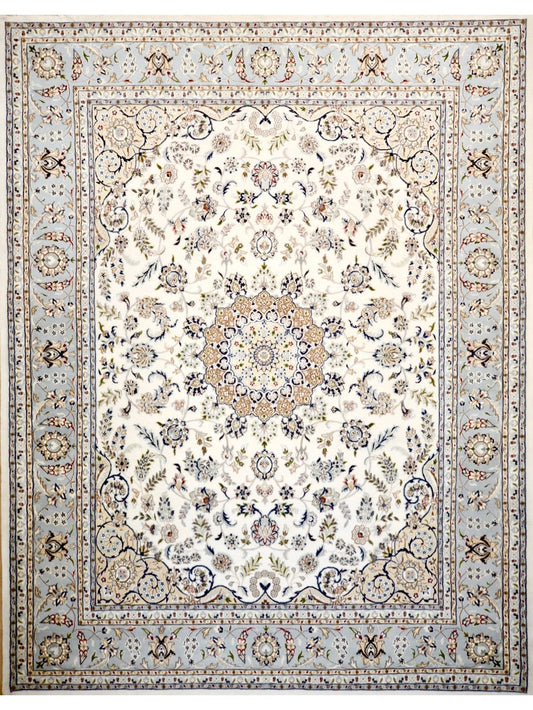 Indian Naeen hand knotted rug 8x10