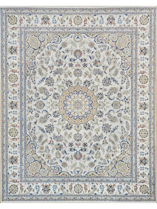 Indian Naeen hand knotted rug 8x10