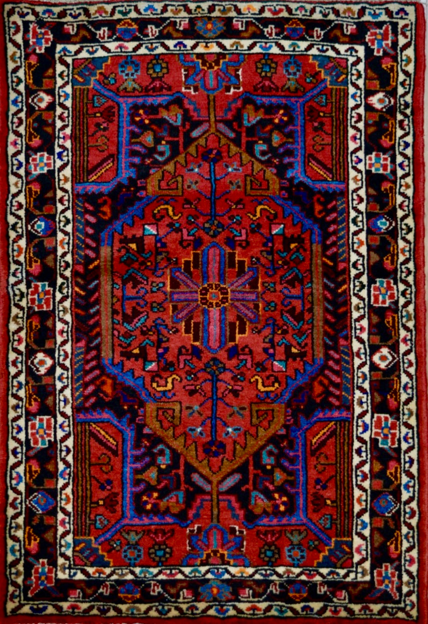 Persian Toysirkan hand knotted rug 2'6"x4'6"
