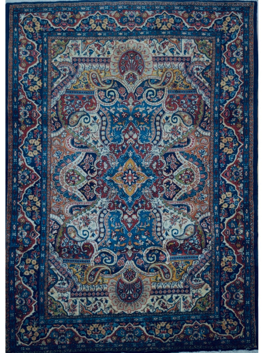 Persian Tabriz hand knotted rug 3x5