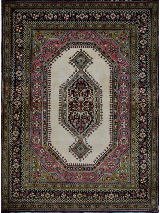 Persian Qum hand knotted rug 3x5