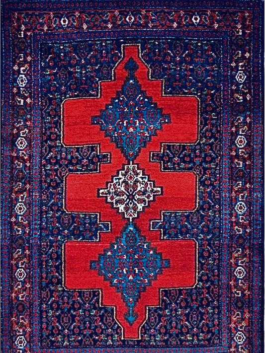 Persian Bijar hand knotted rug 4x6