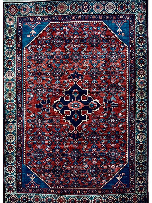 Persian Borchaloo hand knotted rug 5x7