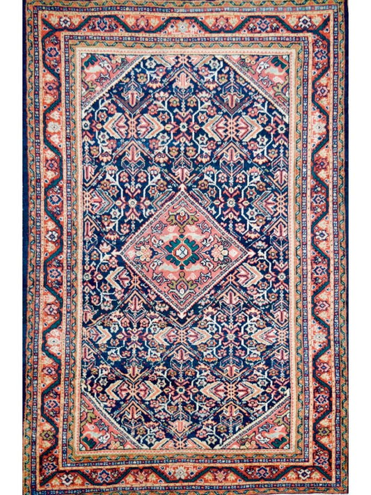Persian Mahal hand knotted rug 5x7