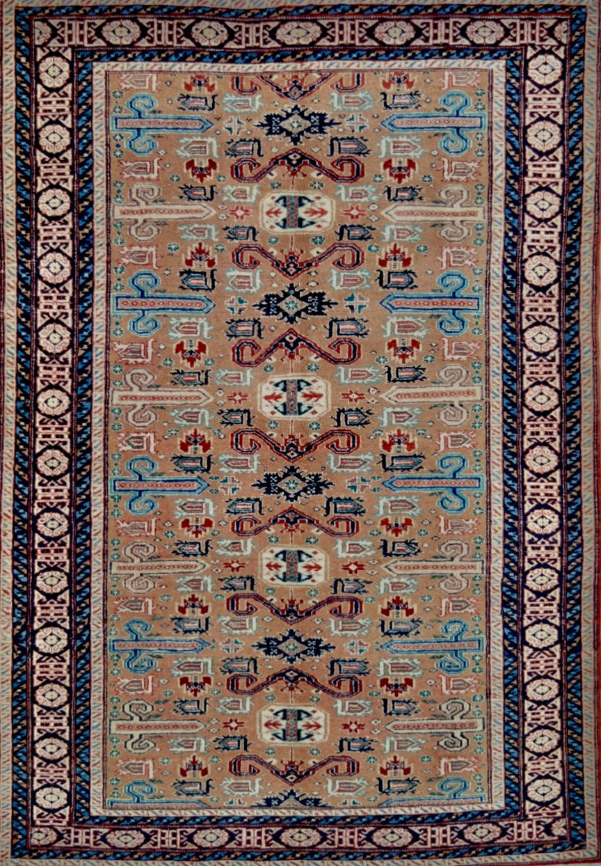 Persian Ardabil hand knotted rug 5x7