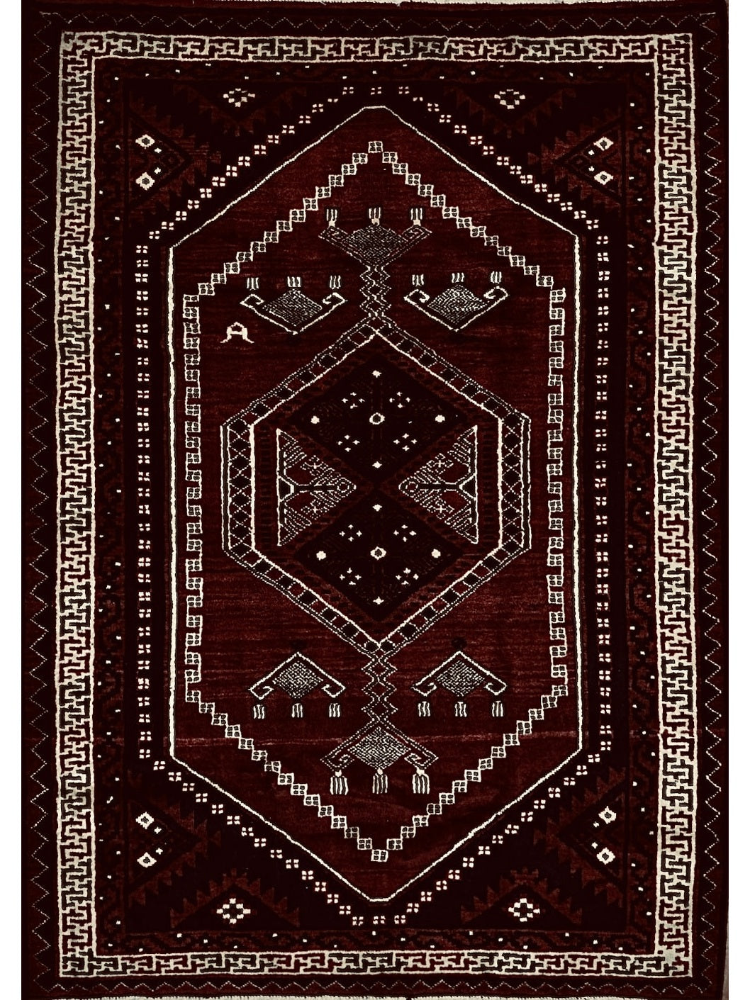Persian Lori hand knotted rug 5x8