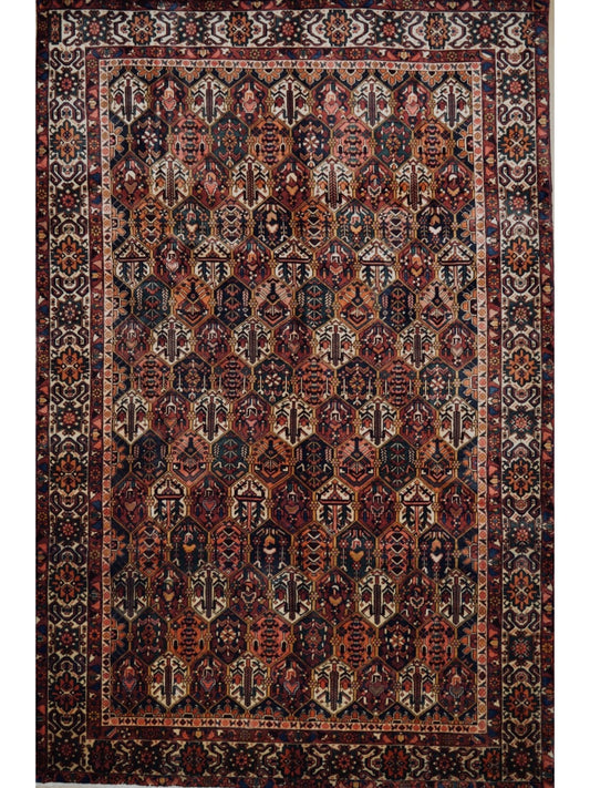 Persian Bakhtiari hand knotted rug 7x10