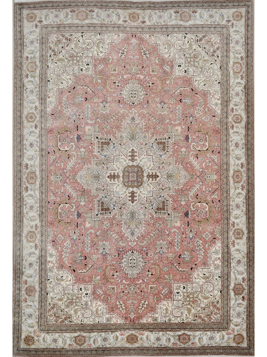 Persian Heriz hand knotted rug 7x10