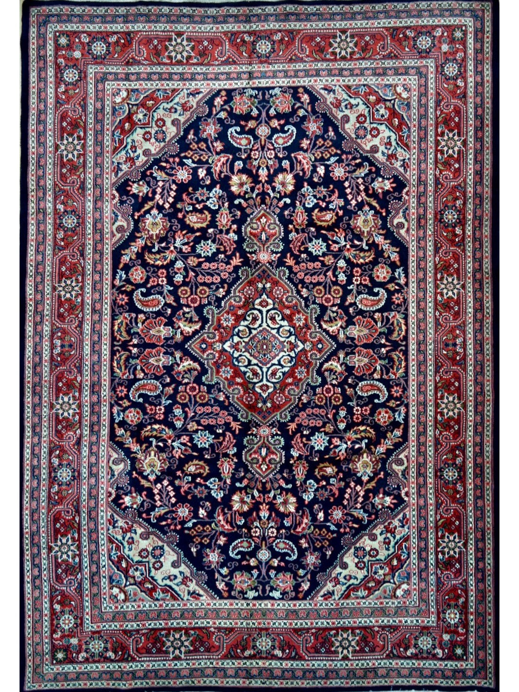 Persian Malayer hand knotted rug 7x10