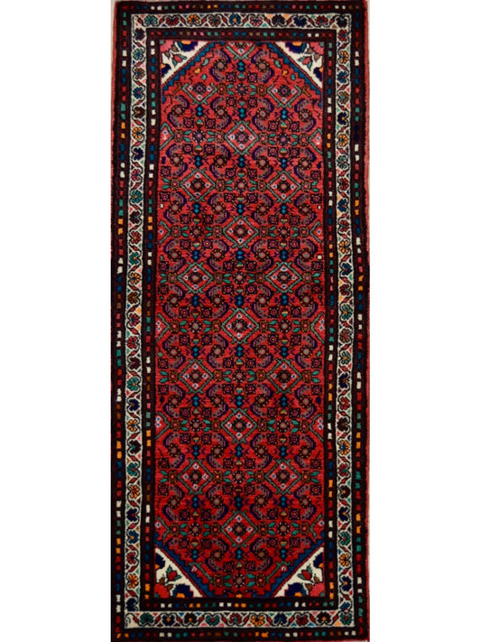 Persian Hossein Abad hand knotted rug