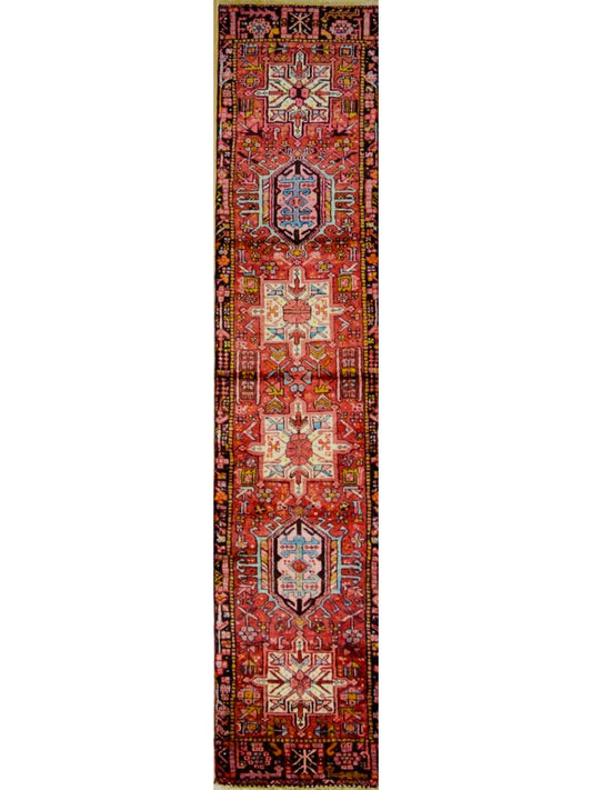 Persian Gharajeh hand knotted rug