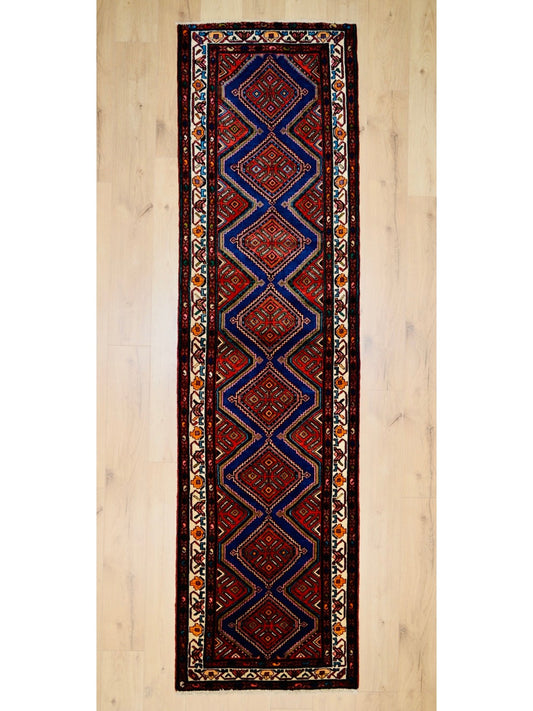 Persian Hamadan hand knotted rug
