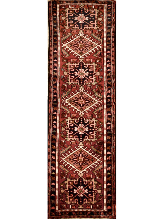 Persian Gharajeh hand knotted rug