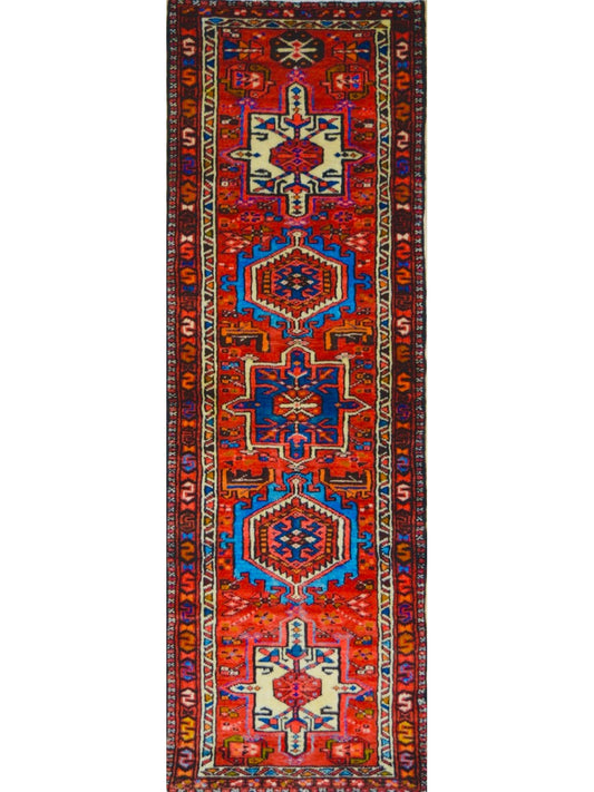 Persian Gharajeh hand knotted rug
