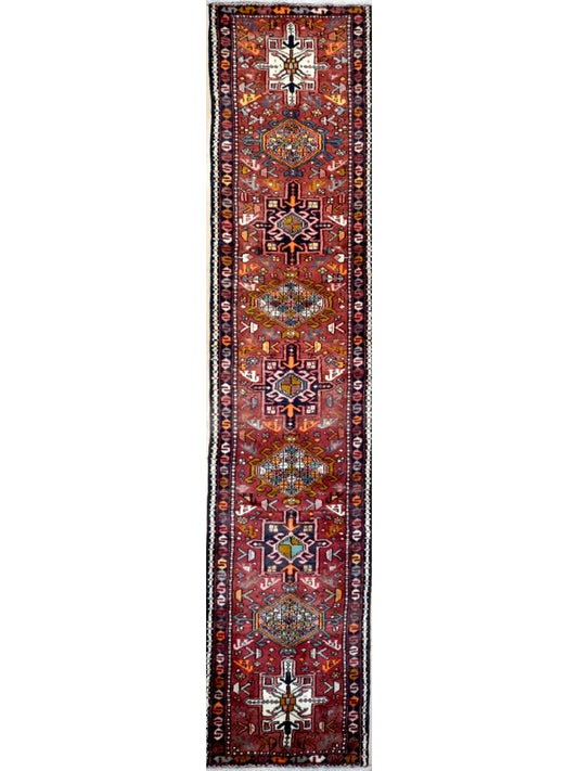 Persian Gharajeh hand knotted rug