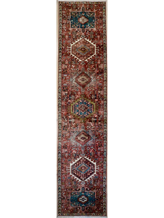 Persian Gharajeh hand knotted rug