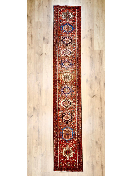 Persian Gharajeh hand knotted rug