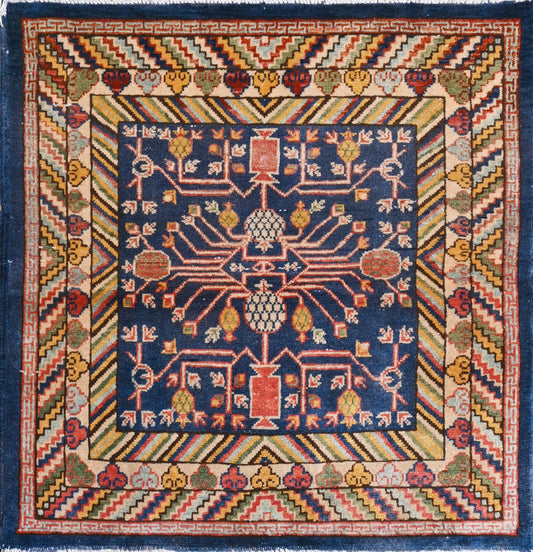 Pakistani Fine Bukhara hand knotted rug 2x3