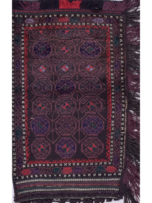Afghan Kazak hand knotted rug 2x3