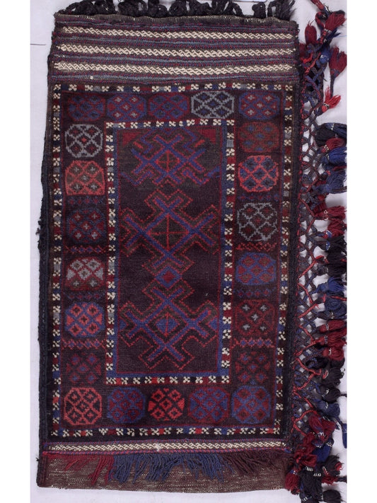 Afghan Kazak hand knotted rug 2x3