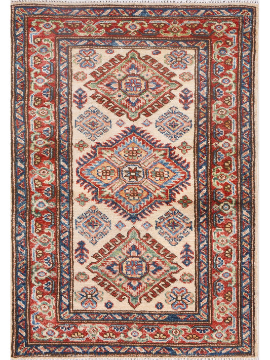 Afghan Kondooz hand knotted rug 2x3