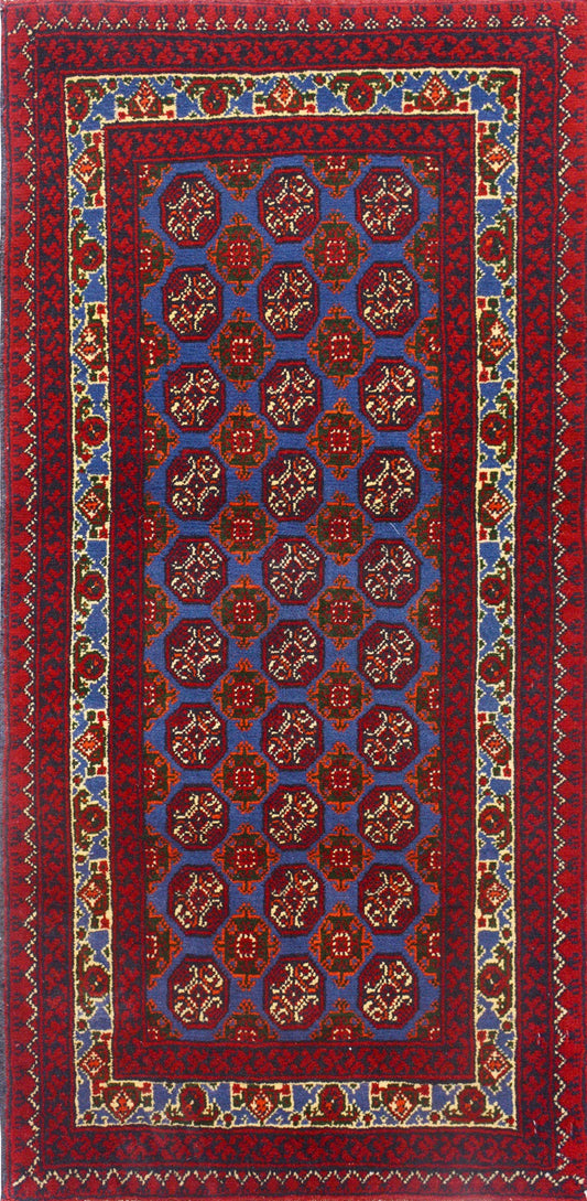 Afghan Khal Mohammadi hand knotted rug 2x3