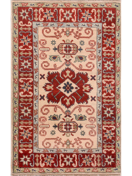 Afghan Fine Ersari hand knotted rug 4x6