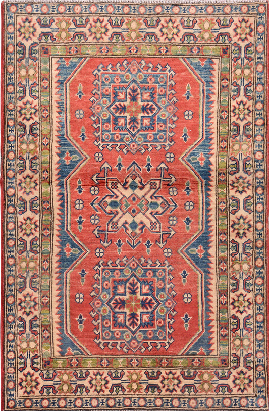 Afghan Khal Mohammadi hand knotted rug 2x3