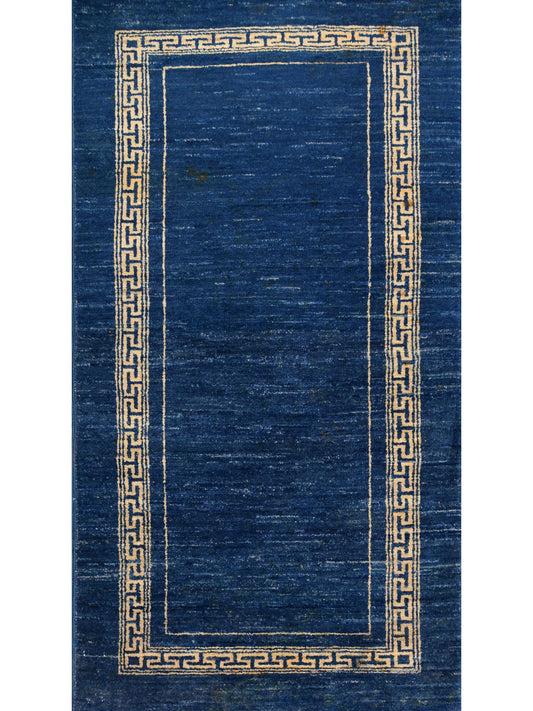 Afghan Gabbeh hand knotted rug 2'6x4'6