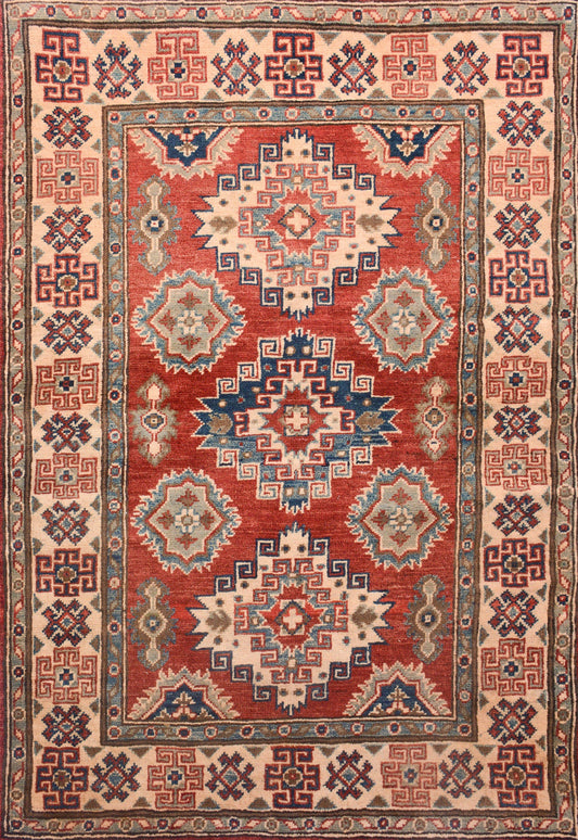 Afghan Kazak hand knotted rug 3x5