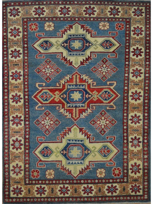 Afghan Balooch hand knotted rug 5x8