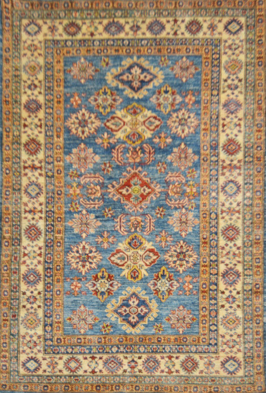 Afghan Balooch hand knotted rug 5x8