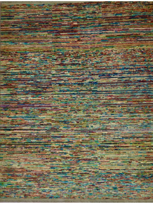Afghan Gabbeh hand knotted rug 5x7
