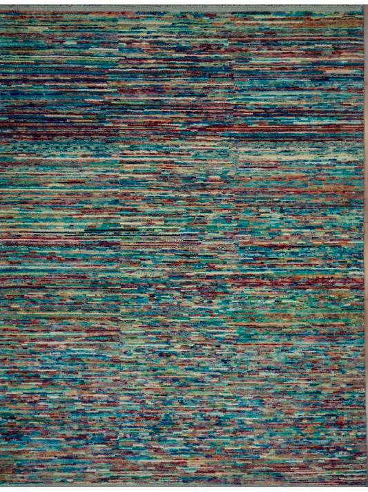 Afghan Gabbeh hand knotted rug 5x7