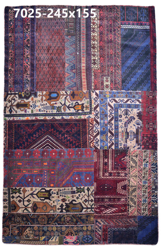 Afghan Fine Bukhara hand knotted rug