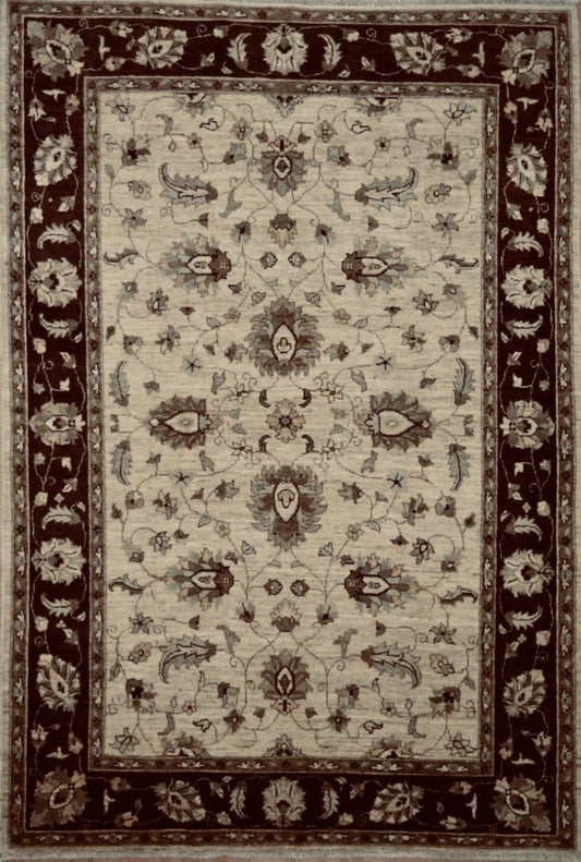 Afghan Super Fine Kazak hand knotted rug 7x10