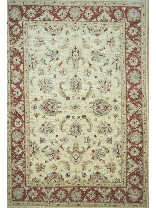 Persian Shiraz hand knotted rug 5x8