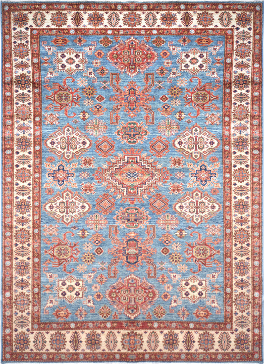 Pakistani Fine Bukhara hand knotted rug 5x8