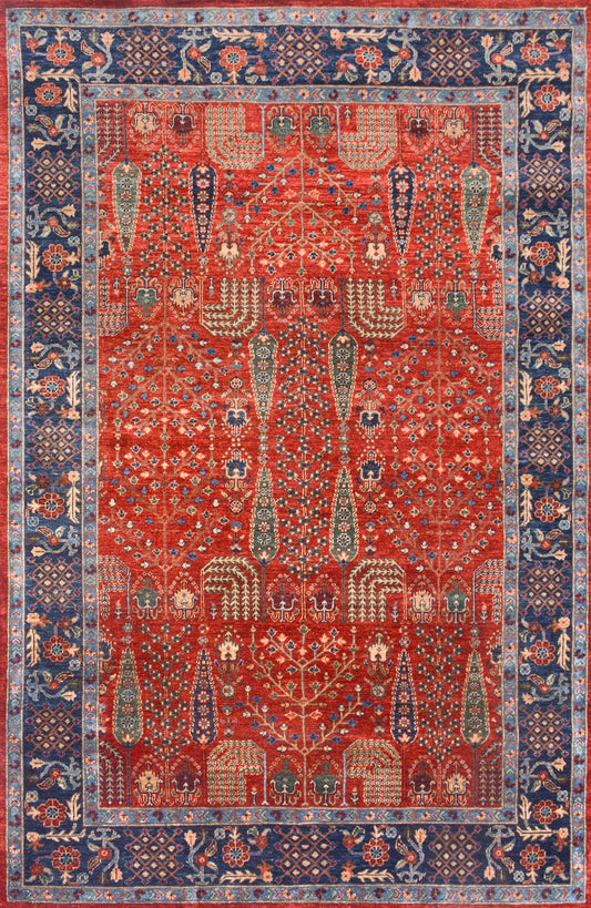 Afghan Kazak hand knotted rug 7x10