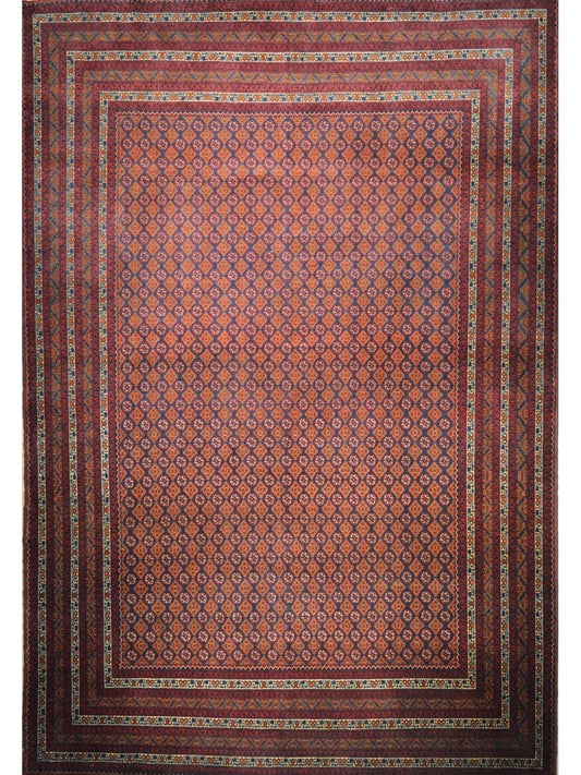 Afghan Balooch hand knotted rug 7x10