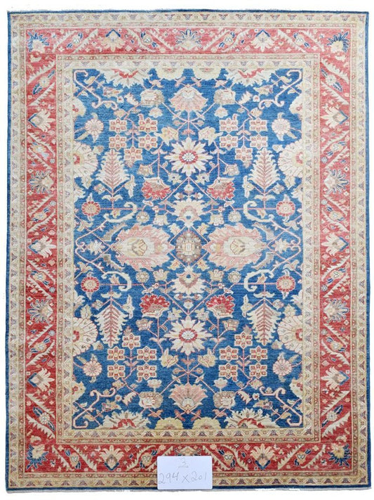 Afghan Balooch hand knotted rug 7x10