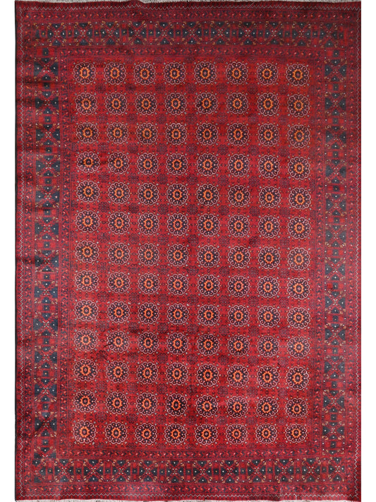 Afghan Kazak hand knotted rug 7x10